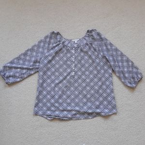 Croft and Barrow Grey Blouse